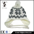 100% Acryl Jacquard gestrickter Beanie Hut im Winter